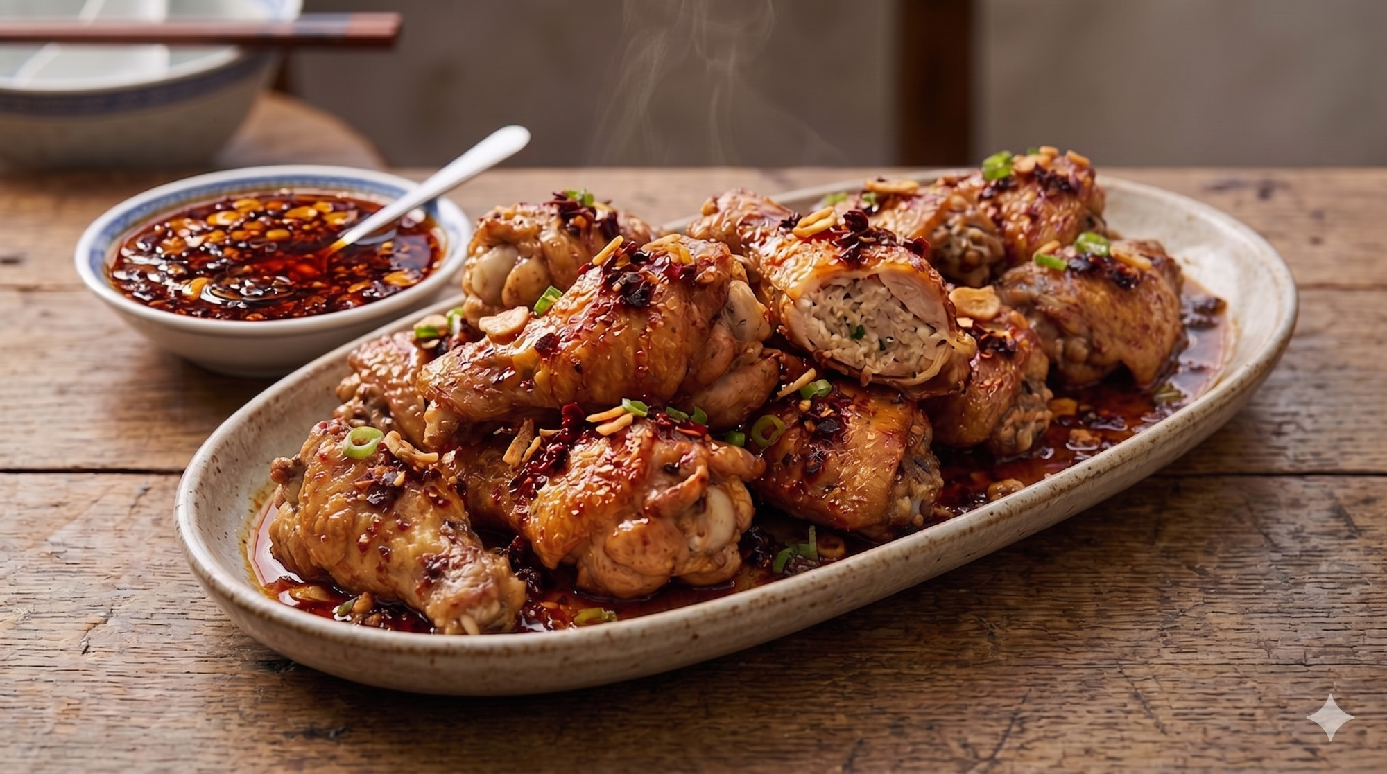 Extra Ducking Spicy Stuffed Wings