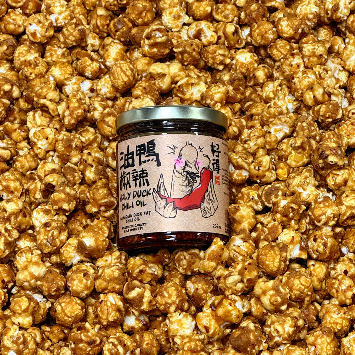 Poof! Chili Oil-Infused Popcorn Cloud Crunch